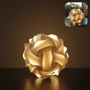 lampe à poser PA30 design sphérique blanc par Habilis Deco