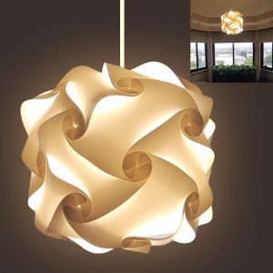 Lampe Suspension S025 design cube sculptural blanc Habilis Deco